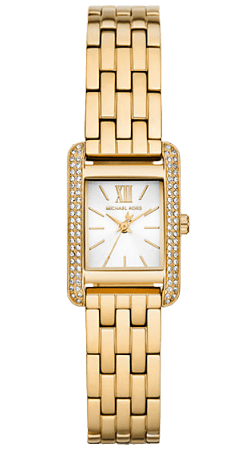  Shop Authentic Michael Kors Monroe Pave Crystals White Dial Gold Steel Strap Watch for Women - MKO1034 - Luxxuri