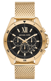  Shop Authentic Michael Kors Brecken Chronograph Black Dial Gold Mesh Strap Watch For Men - MK8867 - Luxxuri