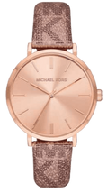  Shop Authentic Michael Kors Addyson Quartz Rose Gold Dial Pink Leather Strap Watch for Women - MK2953 - Luxxuri