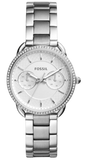  Shop Authentic Fossil Tailor White Dial Silver Steel Strap Watch for Women - ES4262 - Luxxuri