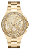  Shop Authentic Michael Kors Lennox Chronograph Gold Dial Gold Steel Strap Watch For Men - MK8989 - Luxxuri