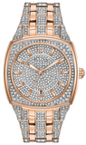  Shop Authentic Bulova Phantom Crystal Silver Dial Two Tone Steel Strap Watch for Men - 98B324 - Luxxuri