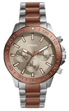  Shop Authentic Fossil Bannon Multifunction Brown Dial Two Tone Steel Strap Watch for Men - BQ2502 - Luxxuri