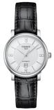  Shop Authentic Tissot Carson Premium Lady Born to Be Brace Special Edition Silver Dial Black Leather Strap Watch for Women - T122.207.16.036.00 - Luxxuri