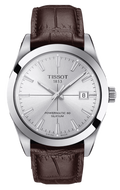  Shop Authentic Tissot Gentleman Powermatic 80 Silicium Silver Dial Brown Leather Strap Watch For Men - T127.407.16.031.01 - Luxxuri
