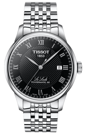  Shop Authentic Tissot Le Locle Powermatic 80 Black Dial Silver Steel Strap Watch For Men - T006.407.11.053.00 - Luxxuri