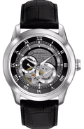  Shop Authentic Bulova BVA Classic Automatic Silver Dial Black Leather Strap Watch for Men - 96A135 - Luxxuri