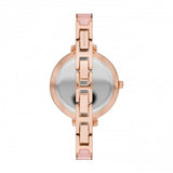  Shop Authentic Michael Kors Jaryn Analog Gold Dial Pink Steel Strap Watch For Women - MK4343 - Luxxuri