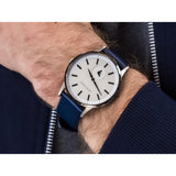  Shop Authentic Emporio Armani Renato White DIal Blue Leather Strap Watch For Men - AR11119 - Luxxuri