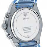  Shop Authentic Guess Athena Active Life Clear White Dial Blue Rubber Strap Watch for Women - GW0409L1 - Luxxuri