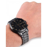  Shop Authentic Hugo Boss Aeroliner Black Dial Black Steel Strap Watch for Men - 1513275 - Luxxuri