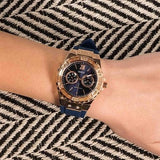  Shop Authentic Guess Limelight Blue Dial Blue Silicone Strap Watch For Women - W1053L1 - Luxxuri