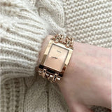  Shop Authentic Guess Mod Heavy Metal Rose Gold Dial Rose Gold Steel Strap Watch For Women - W1117L3 - Luxxuri