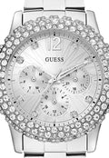  Shop Authentic Guess Dazzler Diamonds Silver Dial Silver Steel Strap Watch for Women - W0335L1 - Luxxuri