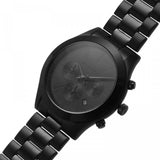  Shop Authentic Michael Kors Slim Runway Chronograph Black Dial Black Steel Strap Watch For Men - MK8919 - Luxxuri