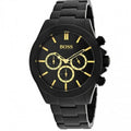 Hugo Boss Ikon Black Dial Black Steel Strap Watch for Men - 1513278