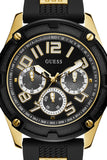  Shop Authentic Guess Delta Black Dial Black Rubber Strap Watch for Men - GW0051G2 - Luxxuri
