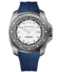  Shop Authentic Tommy Hilfiger Windsurf White Dial Blue Rubber Strap Watch for Men - 1791113 - Luxxuri
