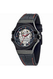  Shop Authentic Maserati Potenza Automatic Black Dial Black Leather Strap Watch For Men - R8821108008 - Luxxuri