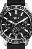  Shop Authentic Fossil Bannon Multifunction Black Dial Black Silicone Strap Watch for Men - BQ2494 - Luxxuri
