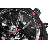  Shop Authentic Emporio Armani Sportivo Chronograph Black Dial Red Leather Strap Watch For Men - AR5918 - Luxxuri