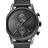  Shop Authentic Hugo Boss Navigator Grey Dial Grey Mesh Bracelet Watch for Men - 1513674 - Luxxuri