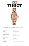  Shop Authentic Tissot T Classic PR 100 Donna Rose Gold Lady Small Watch For Women - T101.010.33.451.00 - Luxxuri