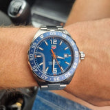  Shop Authentic Tag Heuer Formula 1 Quartz Blue Dial Silver Steel Strap Watch for Men - WAZ1010.BA0842 - Luxxuri