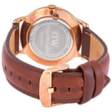  Shop Authentic Daniel Wellington Dapper St Mawes White Dial Brown Leather Strap Watch For Men - DW00100083 - Luxxuri