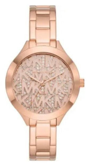  Shop Authentic Michael Kors Slim Runway Rose Gold Dial Rose Gold Steel Strap Watch for Women - MK4658 - Luxxuri