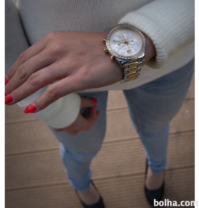  Shop Authentic Michael Kors Brinkley Chronograph Silver Dial Two Tone Steel Strap Watch for Women - MK6188 - Luxxuri