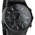  Shop Authentic Emporio Armani Classic Chronograph Black Dial Black Stainless Steel Strap Watch For Men - AR2453 - Luxxuri