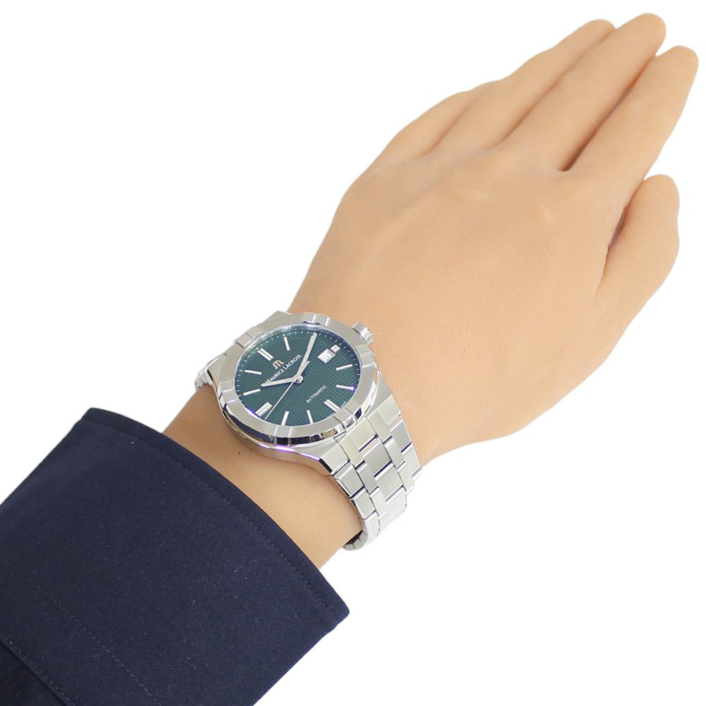 Maurice Lacroix Aikon Automatic Blue Dial Silver Steel Strap Watch For Men - AI6008-SS002-430-1