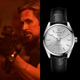  Shop Authentic Tag Heuer Carrera Date Silver Dial Black Leather Strap Watch for Men - WBN2111.FC6505 - Luxxuri