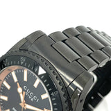 Shop Authentic Gucci Dive Quartz Black Dial Black Steel Strap Watch For Men - YA136213 - Luxxuri