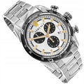  Shop Authentic Versace V-Ray Chronograph Quartz Silver Dial Silver Steel Strap Watch For Men - VE2I00321 - Luxxuri