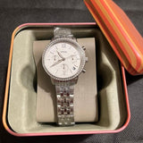  Shop Authentic Fossil Neutra Chronograph Silver Dial Silver Steel Strap Watch for Women - ES5217 - Luxxuri