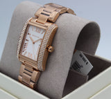  Shop Authentic Michael Kors Emery Three-Hand Crystals Silver Dial Rose Gold Steel Strap Watch for Women - MK4644 - Luxxuri