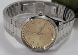  Shop Authentic Gucci G Timeless Quartz Gold Dial Silver Steel Strap Watch for Women - YA1265035 - Luxxuri