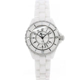  Shop Authentic Chanel J12 Ceramic White Dial White Steel Strap Watch for Women - J12 H0968 - Luxxuri