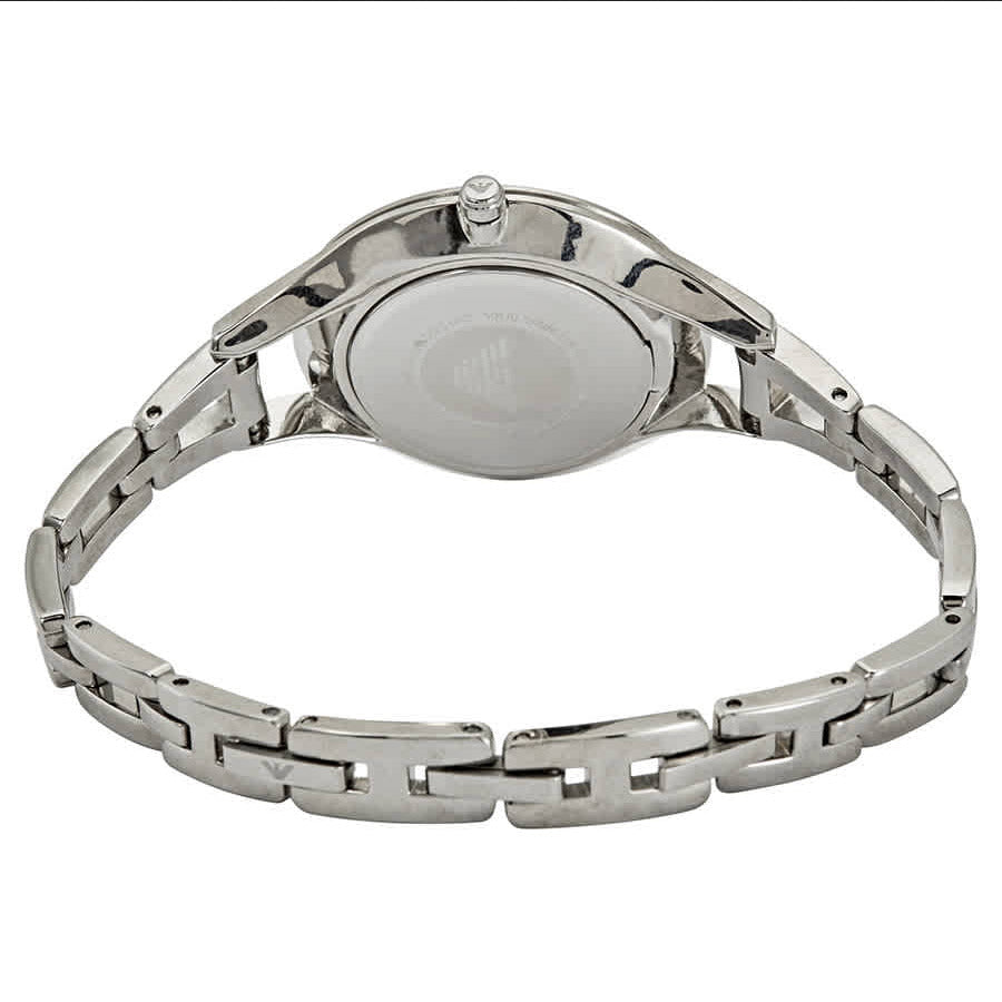  Shop Authentic Emporio Armani Aurora Mother Of Pearl White Dial Silver Steel Strap Watch For Women - AR11054 - Luxxuri