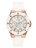  Shop Authentic Guess Overdrive Analog White Dial White Rubber Strap Watch for Women - W10614L2 - Luxxuri