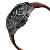  Shop Authentic Fossil Garrett Chronograph Grey Dial Brown Leather Strap Watch for Men - FS5770 - Luxxuri
