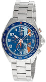  Shop Authentic Tag Heuer Formula 1 Gulf Edition Chronograph Blue Dial Silver Steel Strap Watch for Men - CAZ101AT.BA0842 - Luxxuri