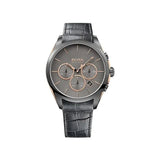  Shop Authentic Hugo Boss Onyx Chronograph Grey Dial Black Leather Strap Watch For Men - HB1513366 - Luxxuri