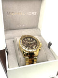  Shop Authentic Michael Kors Everest Chronograph Brown Dial Two Tone Steel Strap Watch For Women - MK6973 - Luxxuri