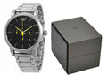  Shop Authentic Emporio Armani Luigi Chronograph Black Dial Silver Steel Strap Watch For Men - AR11324 - Luxxuri