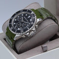  Shop Authentic Michael Kors Everest Chronograph Black Dial Green Silicone Strap Watch For Men - MK8981 - Luxxuri