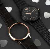 Shop Authentic Emporio Armani Interchangeable Black Dial Black Steel Strap Watch For Men - AR80021 - Luxxuri