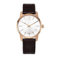  Shop Authentic Calvin Klein City White Mother of Pearl Dial Brown Leather Strap Watch for Women - K2G23620 - Luxxuri
